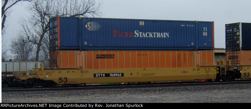 DTTX 768962A and two containers